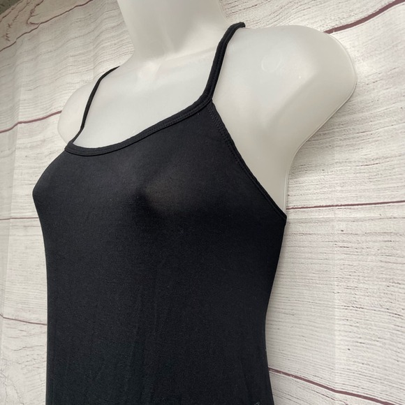 Fabletics Black Neema Maxi Hustle & Bustle Halter Dress Size L - Picture 3 of 12